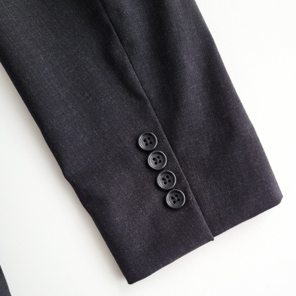 NEW Bonobos Blazer Wool Standard Fit Sport Jacket Charcoal Gray Dark Men 40L - Picture 8 of 13